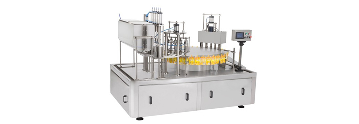 EXR-M semi-automatic middle-opening liquids filler